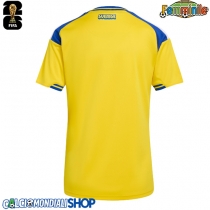 Maglie da calcio Svezia Prima Maglia Femminile Mondiali 2026  Manica Corta
